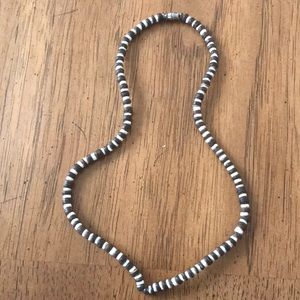 Vintage Hand Beaded Circle Bead Choker.